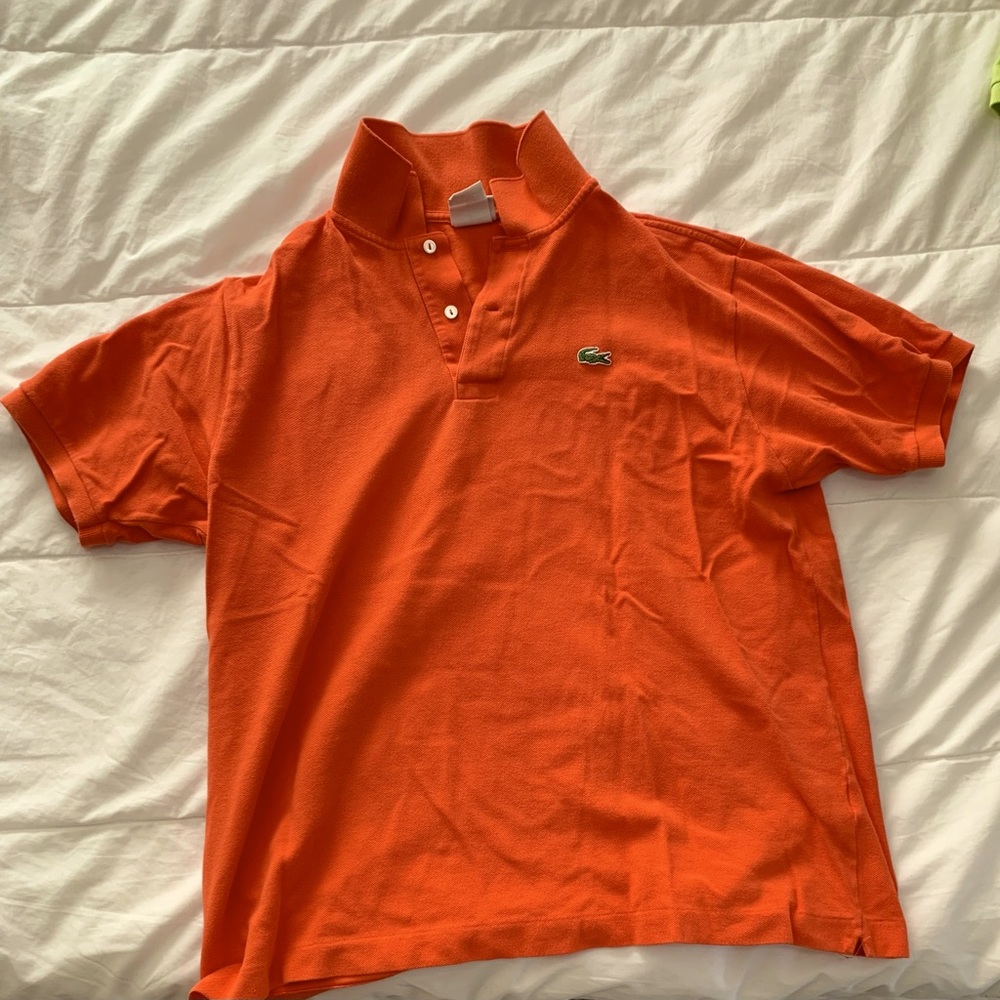 Lacoste Polo Shirt - Color is kind of a Salmon or light orange